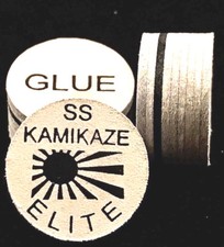 NEW....Kamikaze ELITE Layered Cue Tips 14 MM  SS  2 Tips  Fast Shipping.