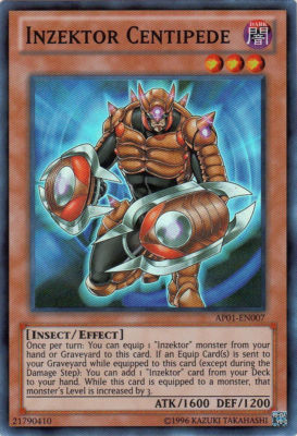 INZEKTOR CENTIPEDE *** 3 AVAILABLE! SUPER RARE AP01-EN007 NM YUGIOH! | eBay