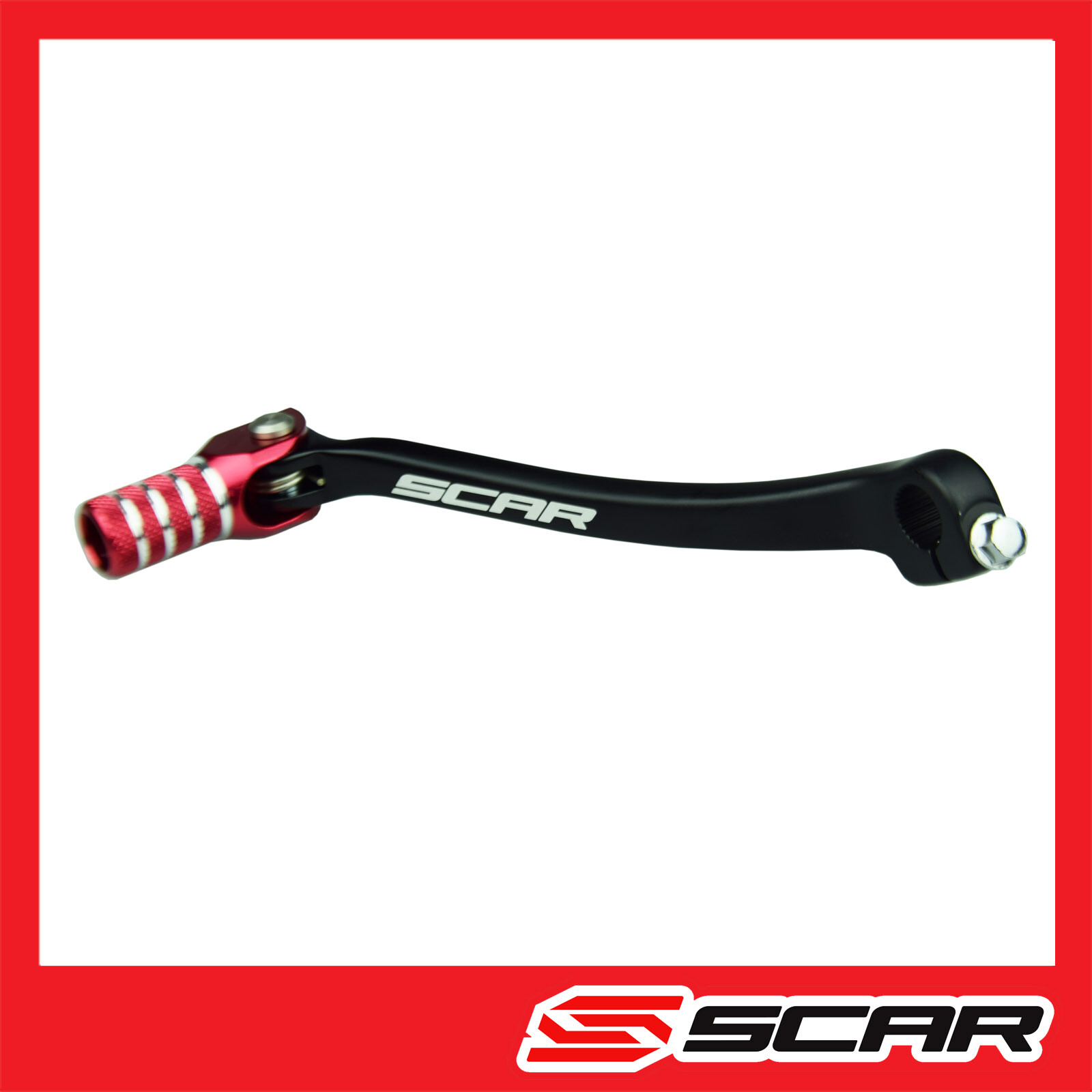 Levier de vitesse haut de gamme en aluminium forgé noir et rouge pour Honda CRF 450 R