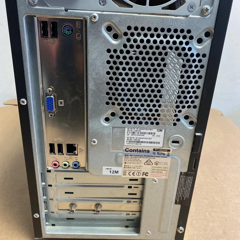 ASUS K5130 Core i3 3240T @ 2.90Ghz 6GB RAM 500GB HDD Windows 10 - Image 4 of 4