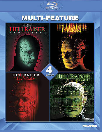 HELLRAISER 4-MOVIE COLLECTION NEW BLU-RAY DISC - Picture 1 of 1