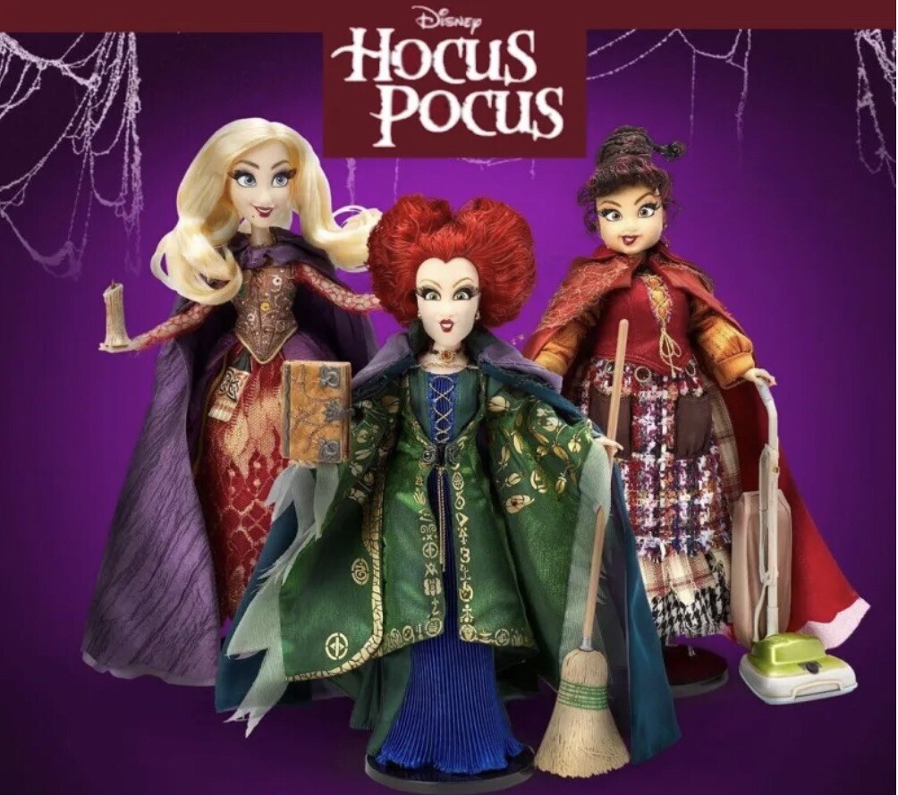 Disney Limited Edition Hocus Pocus Sanderson Sister's Dolls
