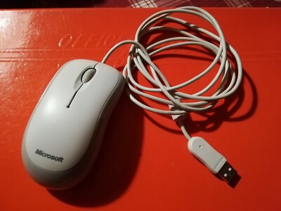 Microsoft Basic Optical V2.0 Mod.1113 - Vintage USB Maus - Gebraucht Refurbished