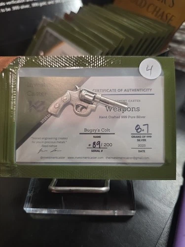 Investment Caster Bugsys Colt 89/200 Pure Silver