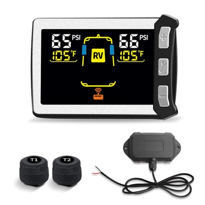 #ad #ad RV Trailer Tire Pressure Monitoring System Tire Pressure Monitor with Color ... $60.22