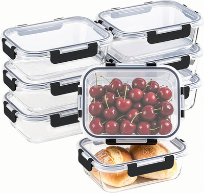 8 Pack 36oz Large Glass Meal Prep Containers with lids, Glass Food Storage Conta