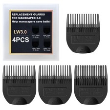 4 Pack Professional Guards for Manscaped Lawn Mower 3.0- Fit the Lawn Mower 3.0