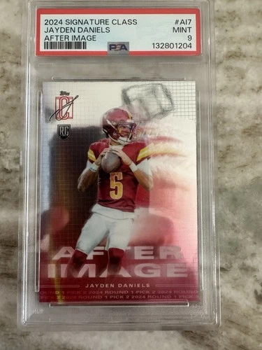 2024 Topps Signature Class - After Image Jayden Daniels #AI-7 (RC) PSA 9