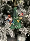 Vtg 1992 COCA COLA Bottling Works COKE Christmas Ornament Elves Ice Sculpting