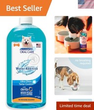 32oz Nylabone Dog Dental Water Additive - Tartar Remover  Breath Freshener