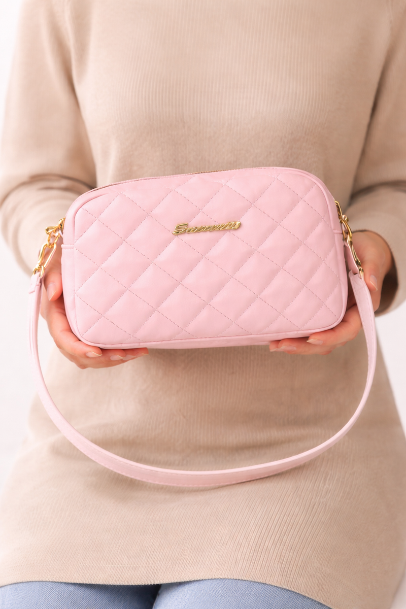 LAVTUG Quilted Crossbody Bag – Trendy Mini Shoulder Purse With