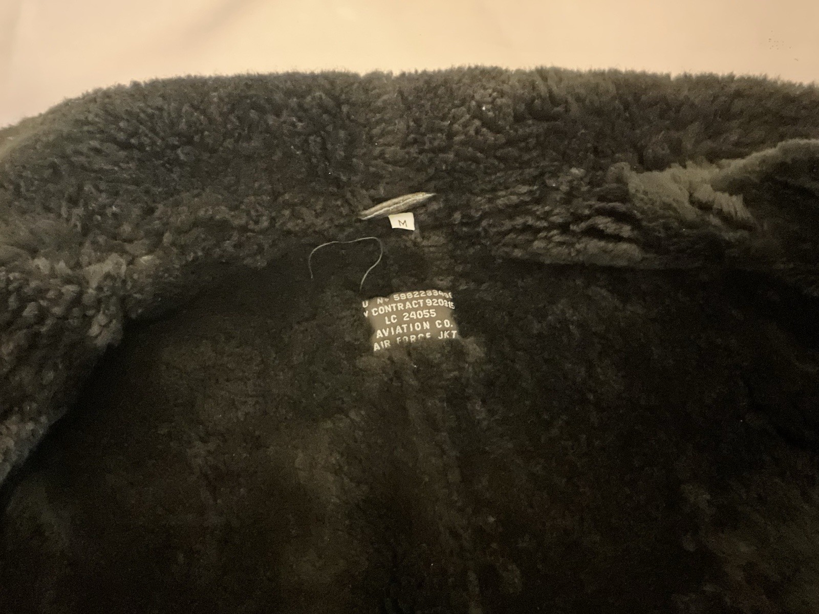 Subzero Air Force Leather Flight Jacket. Men's Si… - image 9