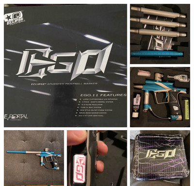 Rare planet eclipse ego 11 paintball Gun w/case Barrel Kit spare parts kit