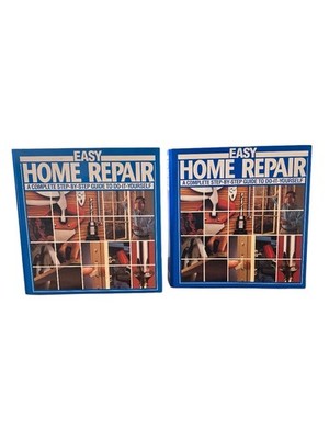 2 Set Easy Home Repair Binder A Complete Step By Step Guide Do It Yourself Book