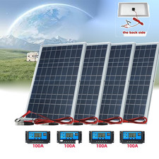 30W Solar Panel Trickle Charger 12V Solar Battery 100A W / Controller Maintainer