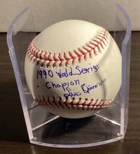 Luis Quinones Autographed Major League Baseball 1990 World Series Champion! Reds