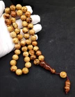 72.88g 15mm RARE ANTIQUE BUTTERSCOTCH NATURAL GERMAN AMBER ROSARY 45 BEADS