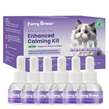 Cat Calming Pheromone Diffuser Refills 6-Pack 48ml Each : 6-Month Supply, Od...