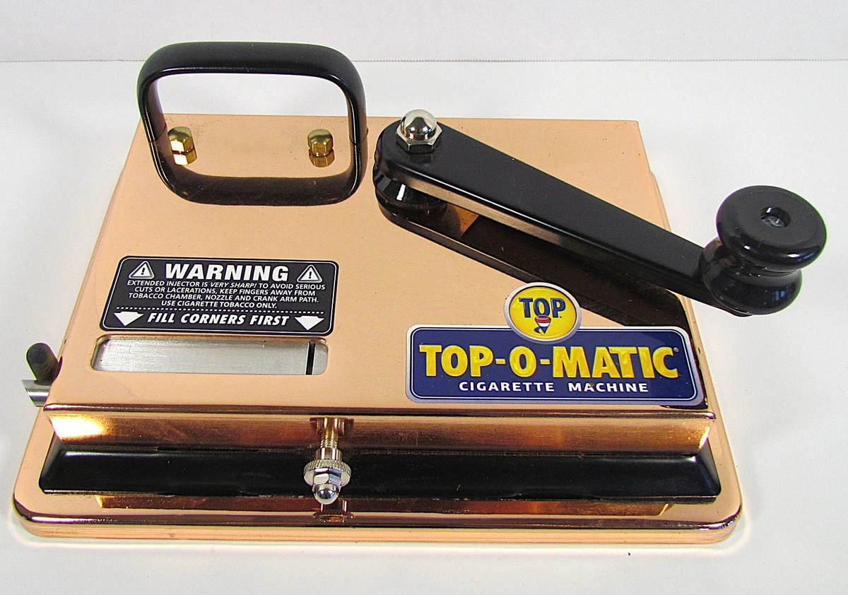 VINTAGE TOP-O-MATIC CIGARETTE MACHINE COPPER TONE