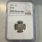 1941 Mercury Dime 10C PF 66 Silver NGC Proof Coin