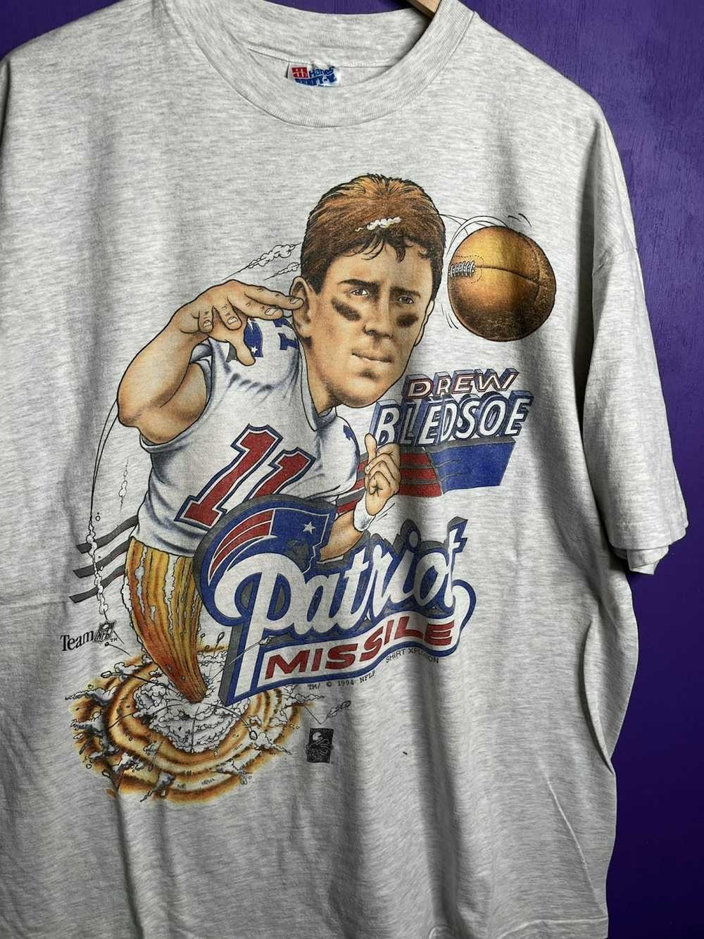 Vintage 1994 New England patriots Drew Bledsoe t-shirt AN59185