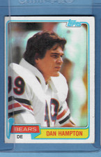 1981 Topps Dan Hampton (RC) Rookie Card HOF #316 Chicago Bears VG/EX. rookie card picture