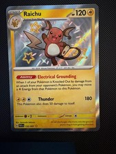 Raichu 132/091 Shiny Rare Paldean Fates Pokemon Holo Near Mint on eBay