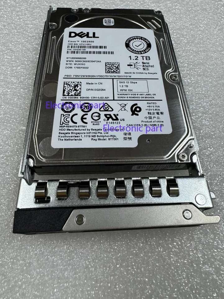 New DELL ST1200MM0099 1.2TB 10K SAS 2.5" 12Gb/s 0G2G54 G2G54 DXD9H HDD - Image 2 of 4