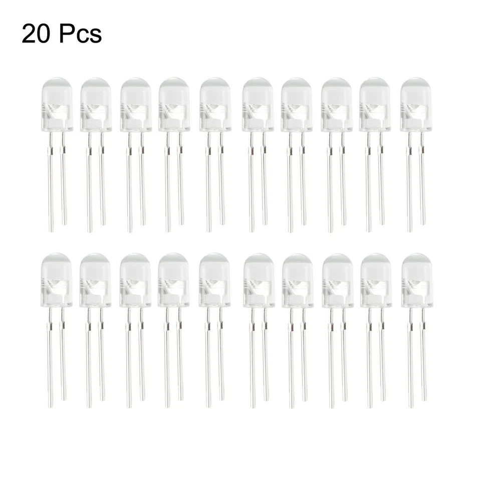 Emitter Diode LED IR Emitter Leuchtdiode TSAL6200 20pcs 5mm 940nm Durchsichtig - Bild 2 von 4