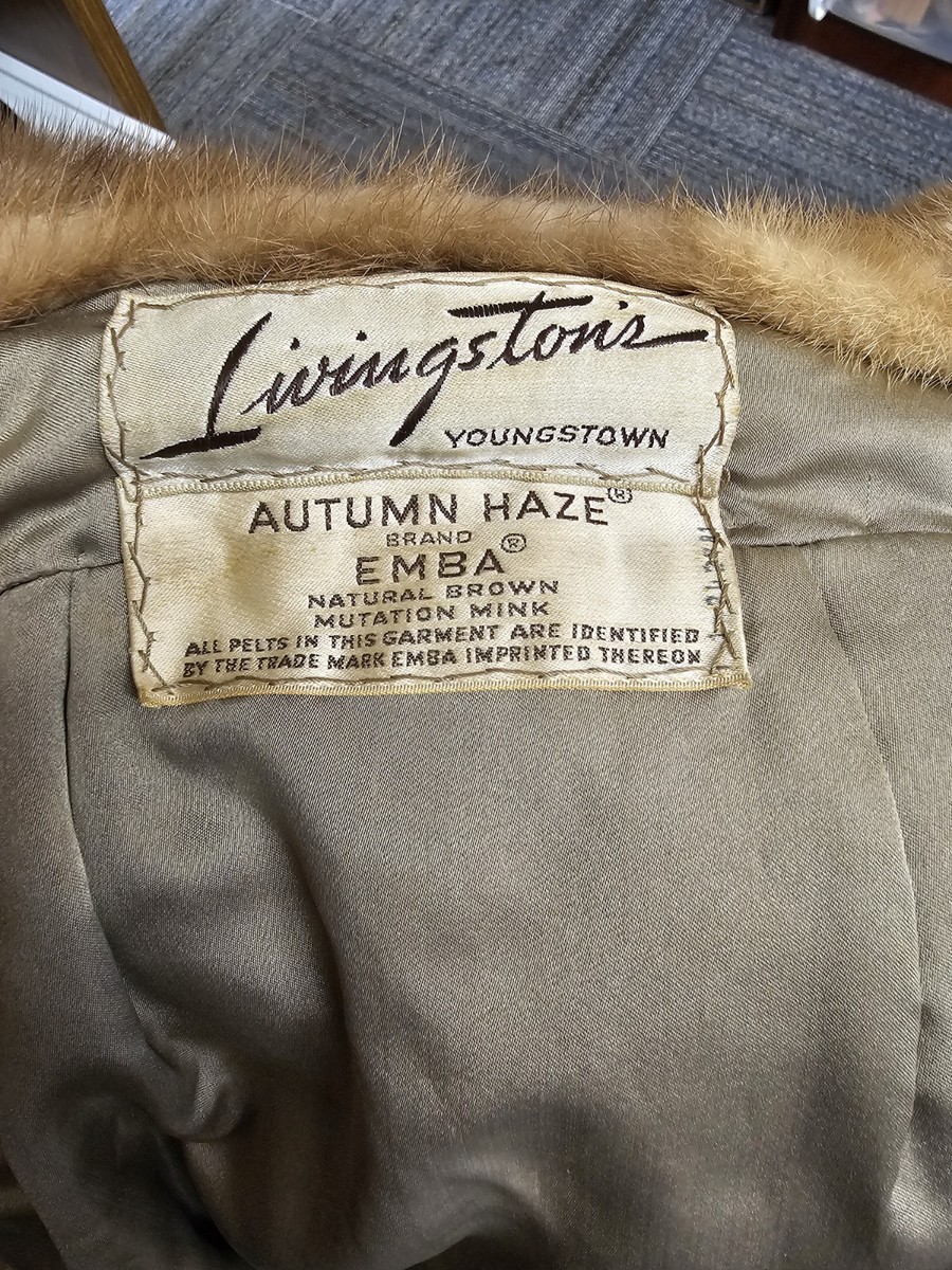 Vintage Mark Emba Autumn Haze Brand Genuine Mink Fur Jacket | eBay