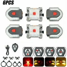 Bike Turn Signals Light Front and Rear 1/2set w/ Smart Wireless Remote Control