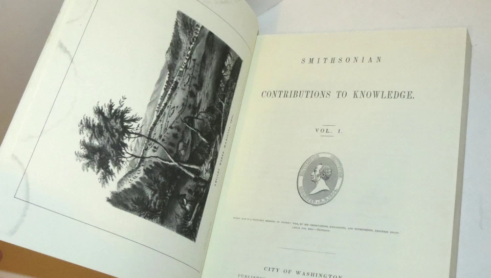 ANCIENT MONUMENTS of the Mississippi Valley SB Smithsonian 1848 (Reprint) Squier - Image 4 of 4