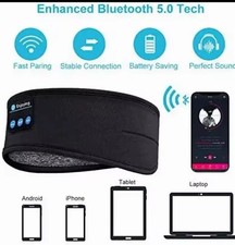 Bluetooth Sleeping Headphones Sports Headband - Thin, Soft, Elastic, Comfortable