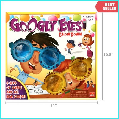 Googly Eyes Showdown Funny Family Board Game Kids Party Game by Goliath