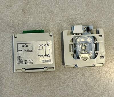 Push Button Contact Module Red 24v Thyssenkrupp Elevator  DMG 18089194.TR24 New