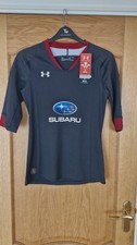 Wales Rugby 2017-2018 UNDER ARMOUR Womens LADIES Shirt Jersey Size: S Fitted New