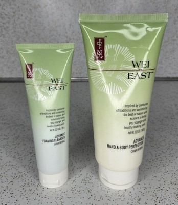 Wei East Advanced Hand & Body Perfection 12.1 Oz & Adv Foaming Cleanser 5.29 Oz