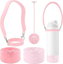 Silicone Bow Boot Water Bottles Accessories for Owala 32 oz WaterBottles