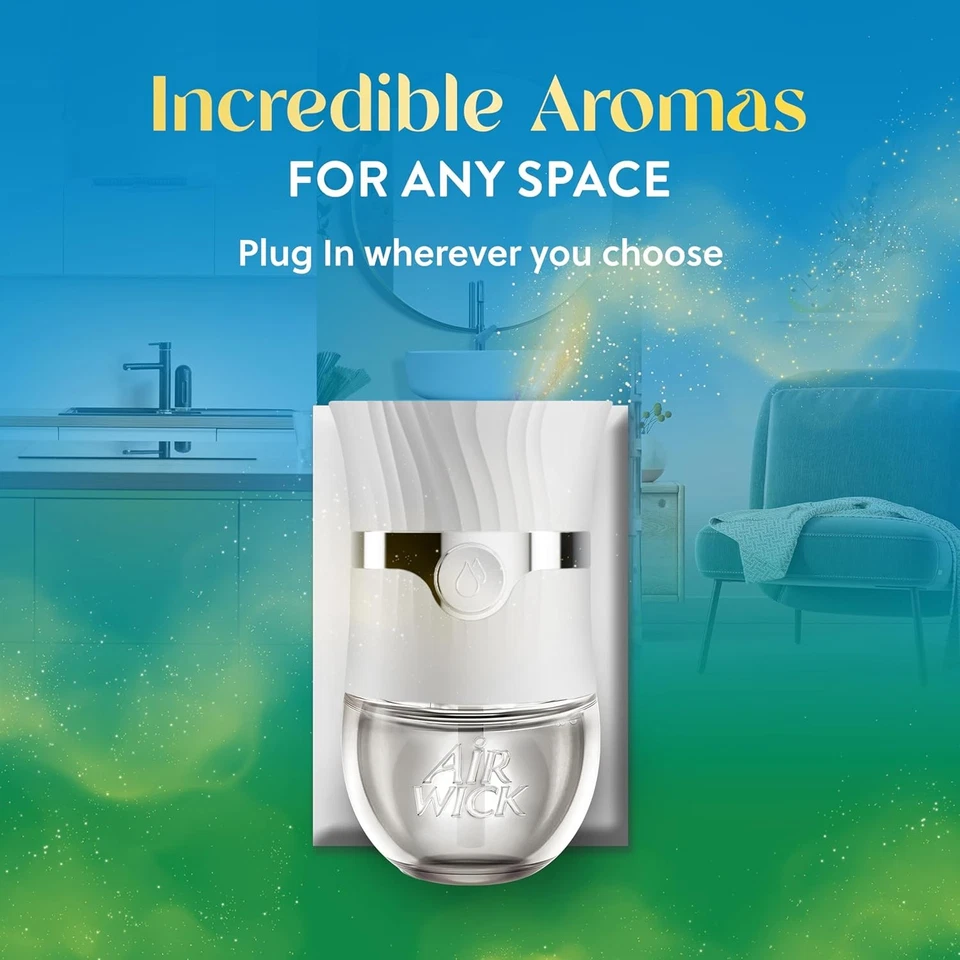 Air Wick Plug in Scented Oil Refill, 10ct, Fresh Linen, 10 ct., White - Image 4 of 4