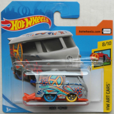 Hot Wheels VW Bus T1 Volkswagen Kool Kombi mattgrau HW Art Cars Neu/OVP Dragster
