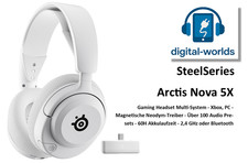 SteelSeries Arctis Nova 5X Gaming Headset - weiß  +++ NEUWERTIG +++