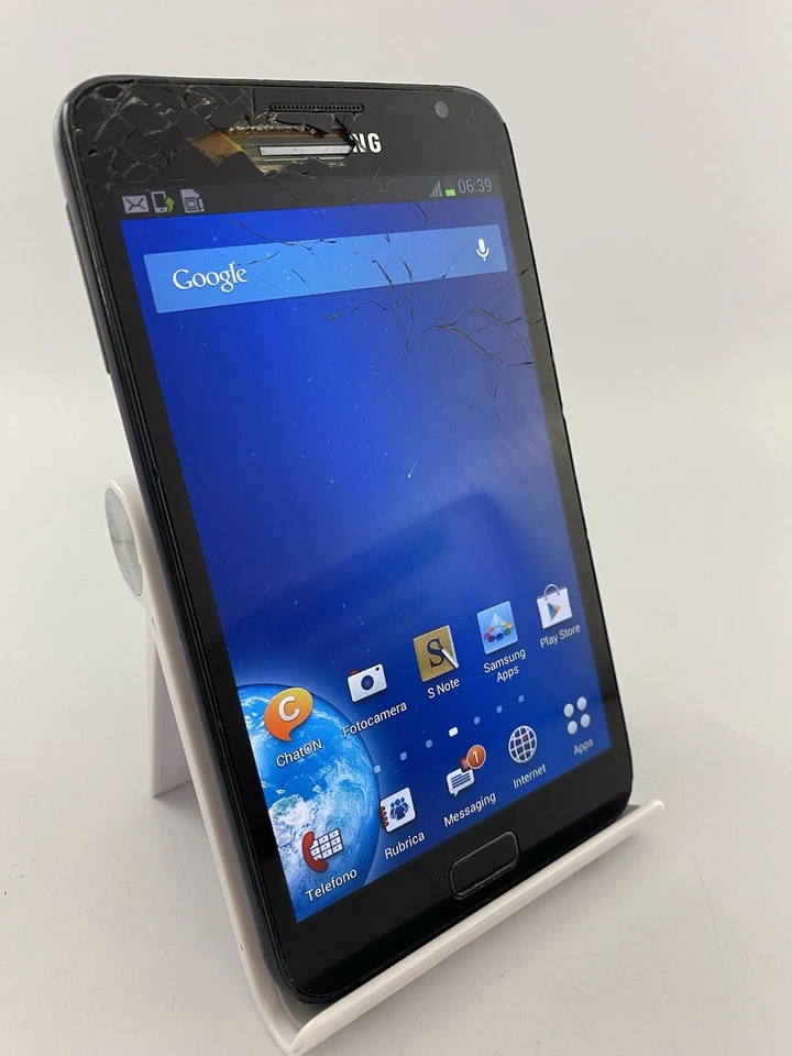 Samsung Galaxy Note N7000 Black Unlocked 16GB 5.3" Android Smartphone Cracked - Image 4 of 4