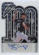 2025 Leaf Metal Top 100 Silver Laser 3/5 Noah Schultz #T-NS1 Auto 0ca0