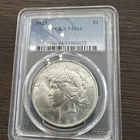 Peace Silver Dollar 1923 - 90% Silver Verified - PCGS MS64