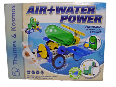 Thames & Kosmos Air Water Power Pneumatic Hydraulic Engines Science Kit