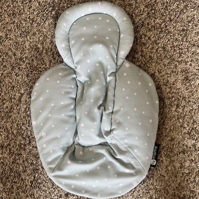 4moms MamaRoo Newborn Insert Pad Plush Seat Aqua Dots Mesh