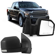 Right Passenger Side Mirror with Power Glass,Heated, Puddle Lights,Clearnce Lamp