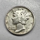 1945-D Unc MERCURY SILVER DIME Actual Coin Check My Store Out FREE SHIPPING