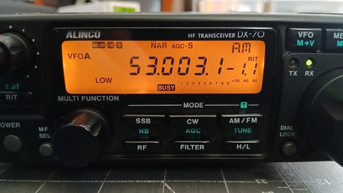 Alinco DX-70 Amateur Ham Radio Transmitter Transceiver With Microphone OEM