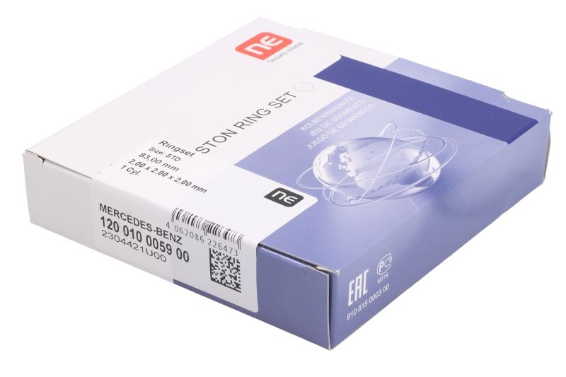 4x ✅Fits NE 120010005900 Piston Ring Kit 120010005900 83 (STD) 2-2-2 ⭐UK Seller⭐
